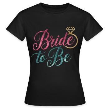 Future mariée - T-shirt Femme - noir - Devant - AI Model Female 172 dark (172cm)