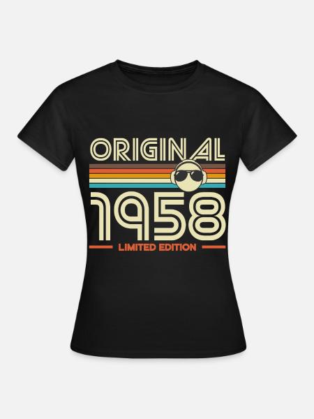 Originale Retro-Edition von 1958 - Frauen T-Shirt - Schwarz