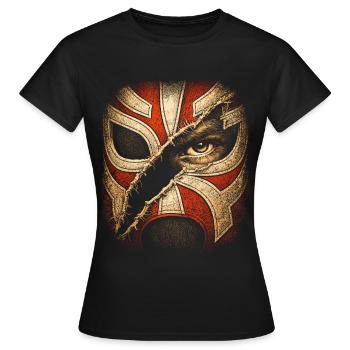 Lucha Libre Luchador - T-shirt Femme - noir - Devant - AI Model Female 172 dark (172cm)