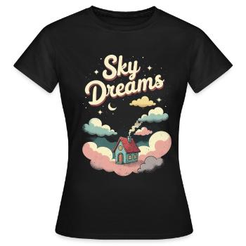Tiny House - Women's T-Shirt - black - Front - AI Model Female 172 dark (172cm)