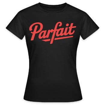 Parfait - T-shirt Femme - noir - Devant - AI Model Female 172 dark (172cm)