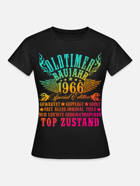 60. Geburtstag 60 Jahre Deko 1965 Geschenk Lustig - Frauen T-Shirt - Schwarz