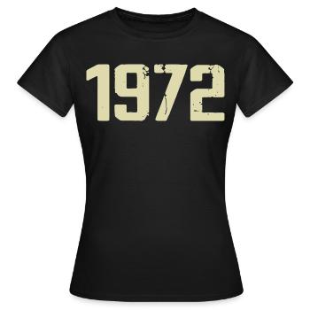 Jubilé 1972 - T-shirt Femme - noir - Devant - AI Model Female 172 dark (172cm)