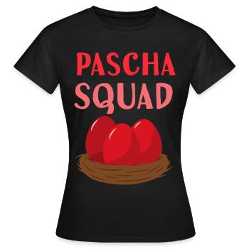 Escouade grecque de Pâques orthodoxe - T-shirt Femme - noir - Devant - AI Model Female 172 dark (172cm)