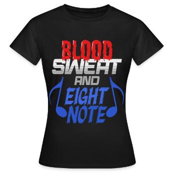 Marching band brass band - Women's T-Shirt - black - Front - AI Model Female 172 dark (172cm)