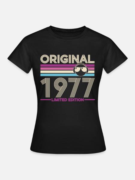 Originaler Remix von 1977 - Frauen T-Shirt - Schwarz