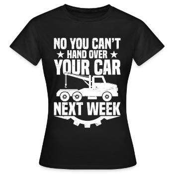 Repossession Agent Vehicle Recovery Agent Repoman - Women's T-Shirt - black - Front - AI Model Female 172 dark (172cm)