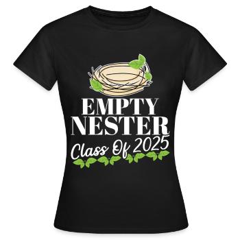  Empty Nest Syndrome Son High School Grad Empty - Women's T-Shirt - black - Front - AI Model Female 172 dark (172cm)