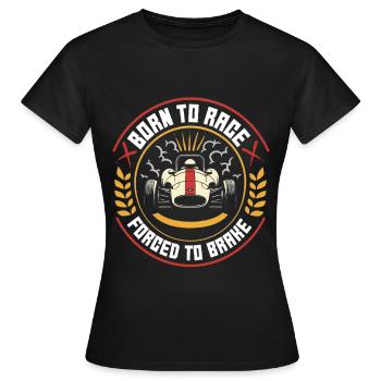 Sport automobile - T-shirt Femme - noir - Devant - AI Model Female 172 dark (172cm)