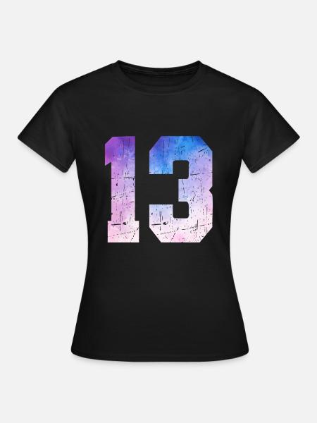 Ausgabe 13 – 13. Jubiläumsgeschenk - Frauen T-Shirt - Schwarz