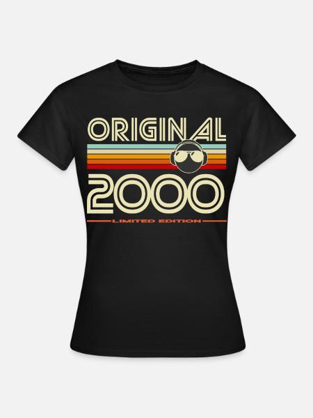 Originale Retro-Edition von 2000 - Frauen T-Shirt - Schwarz