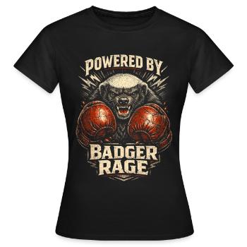 Honey Badger Honey Badger Animal - Women's T-Shirt - black - Front - AI Model Female 172 dark (172cm)