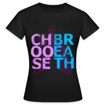 Ancien fumeur non-fumeur choisit l’haleine - T-shirt Femme - noir - Devant - AI Model Female 172 dark (172cm)