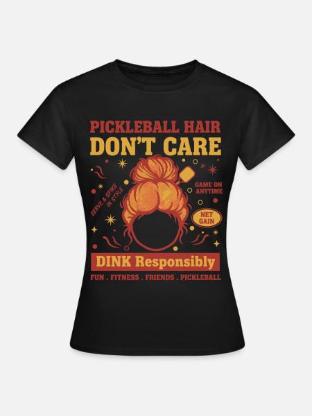 Pickleball Lustiger Pickleball Liebe - Frauen T-Shirt - Schwarz