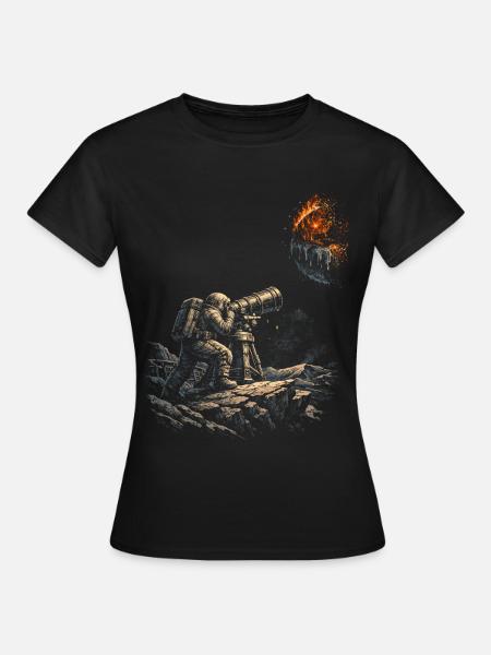 Astronomie Astronom - Frauen T-Shirt - Schwarz