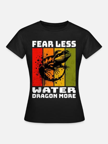 Chinesische Wasseragame - Frauen T-Shirt - Schwarz