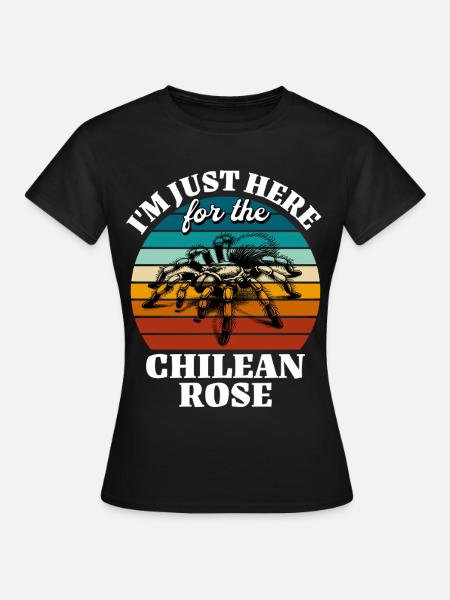 Lustige Chile Vogelspinne Sprüche - Frauen T-Shirt - Schwarz
