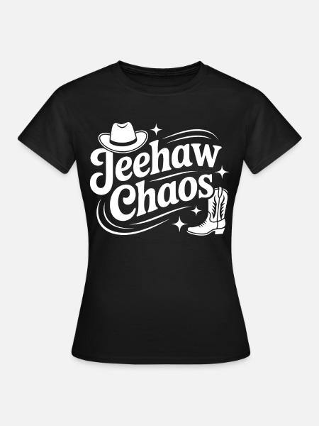 Line Dance Spirit - Frauen T-Shirt - Schwarz