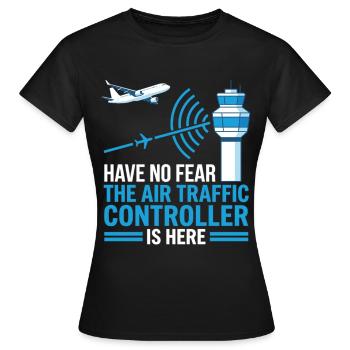 Air Traffic Controller Air Traffic Controller Gift - Women's T-Shirt - black - Front - AI Model Female 172 dark (172cm)