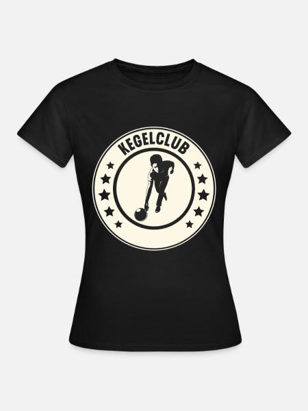 Kegeln - Frauen T-Shirt - Schwarz