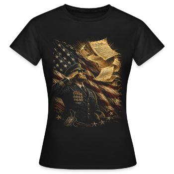 Jour des anciens combattants pour les démocrates - T-shirt Femme - noir - Devant - AI Model Female 172 dark (172cm)