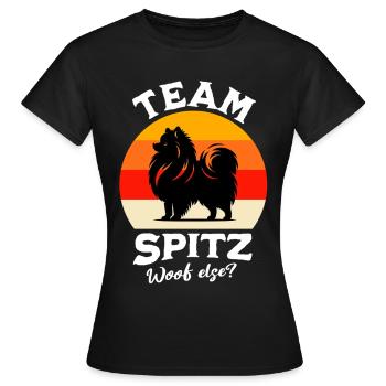 Équipe Spitz - T-shirt Femme - noir - Devant - AI Model Female 172 dark (172cm)