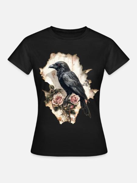 Rabe - Frauen T-Shirt - Schwarz