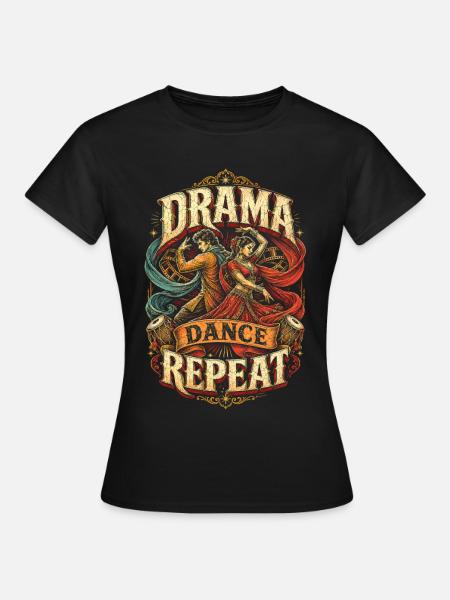 Bollywood - Frauen T-Shirt - Schwarz