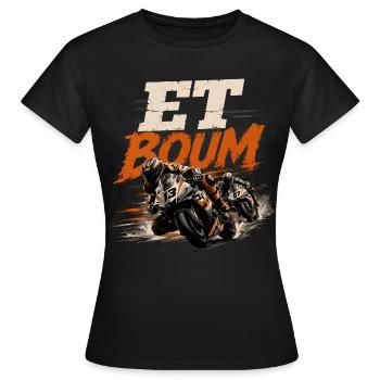 UND ZACK - Frauen T-Shirt - Schwarz - Vorne - AI Model Female 172 dark (172cm)