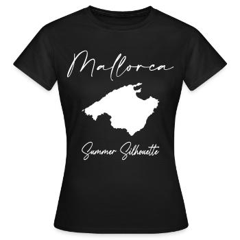 Majorque - T-shirt Femme - noir - Devant - AI Model Female 172 dark (172cm)