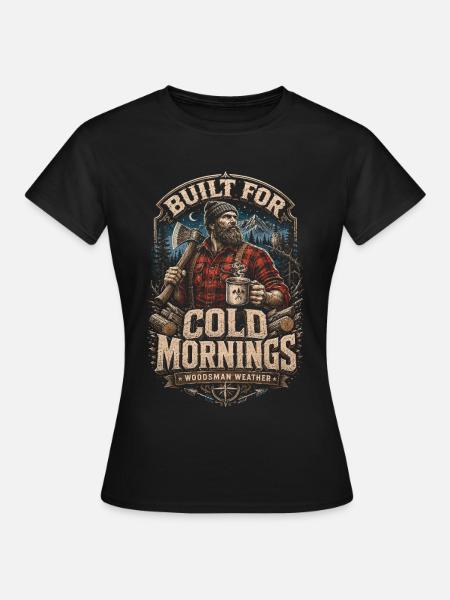 Holzfäller Baumfäller Waldarbeiter - Frauen T-Shirt - Schwarz