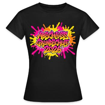 Elementary School Graduation 2026 Graffiti - Women's T-Shirt - black - Front - AI Model Female 172 dark (172cm)