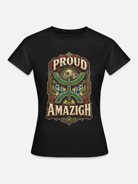 Marokkaner Marokko Proud Amazigh - Frauen T-Shirt - Schwarz