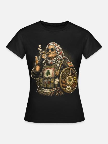 Libanon Libanese - Frauen T-Shirt - Schwarz