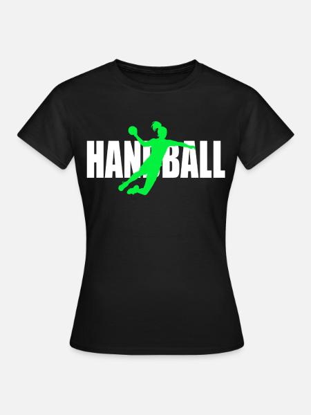 Handball - Frauen T-Shirt - Schwarz