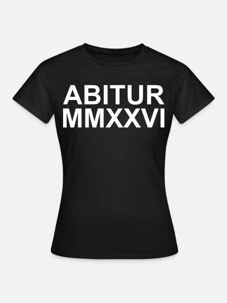 ABI Abitur - Frauen T-Shirt - Schwarz