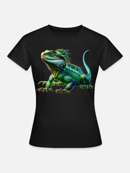 Chinesische Wasseragame - Frauen T-Shirt - Schwarz