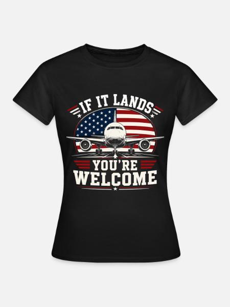 Luftfahrt Techniker Flugzeug Wartung - Frauen T-Shirt - Schwarz