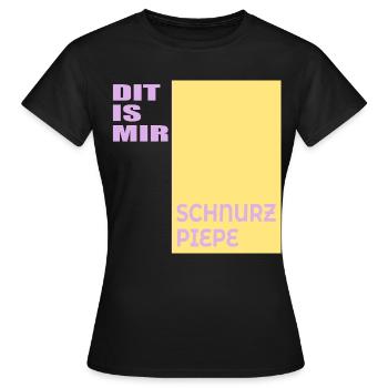 Berlinerisch n’a pas d’importance, Berlin - T-shirt Femme - noir - Devant - AI Model Female 172 dark (172cm)