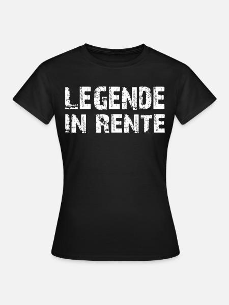 Endlich Rentner - Frauen T-Shirt - Schwarz