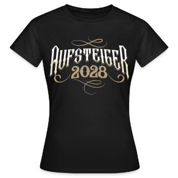 Promu en 2028 - T-shirt Femme - noir - Devant - AI Model Female 172 dark (172cm)