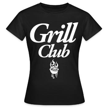 Grill Club - Frauen T-Shirt - Schwarz - Vorne - AI Model Female 172 dark (172cm)