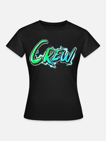 Crew - Frauen T-Shirt - Schwarz