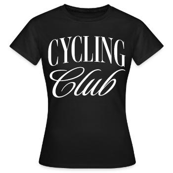 Cycling Club - Frauen T-Shirt - Schwarz - Vorne - AI Model Female 172 dark (172cm)