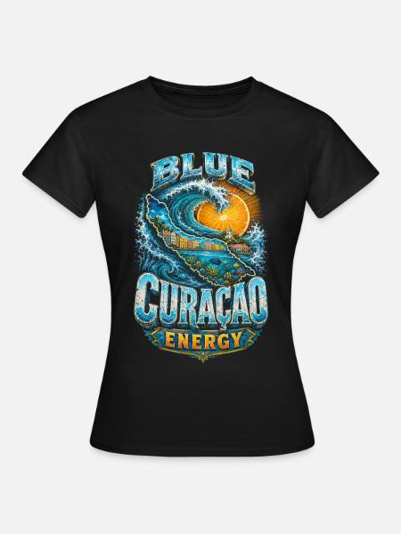 Curacao Energy - Frauen T-Shirt - Schwarz