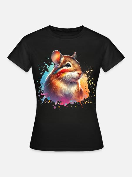 Aguti Motiv - Frauen T-Shirt - Schwarz