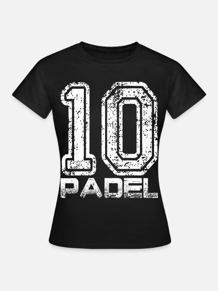 Padel - Frauen T-Shirt - Schwarz