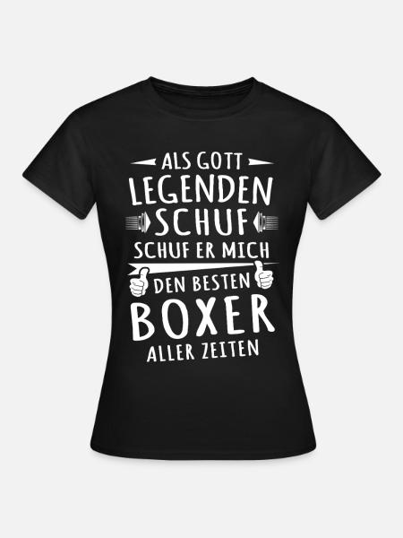 Boxer - Frauen T-Shirt - Schwarz