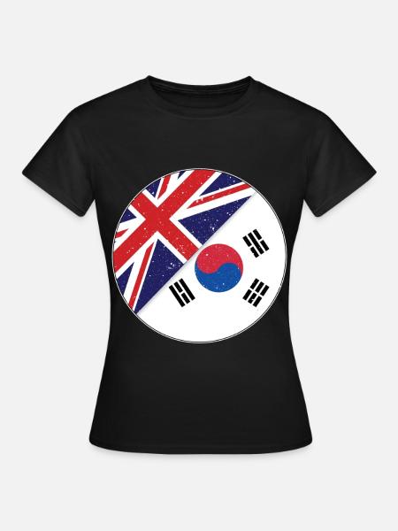Korea - Frauen T-Shirt - Schwarz
