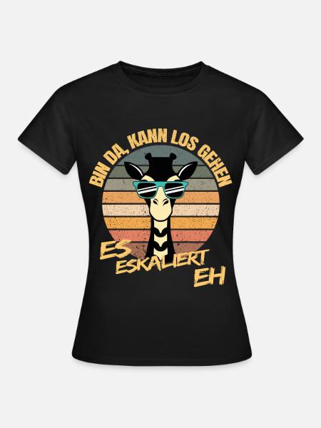 ES ESKALIERT EH - Frauen T-Shirt - Schwarz